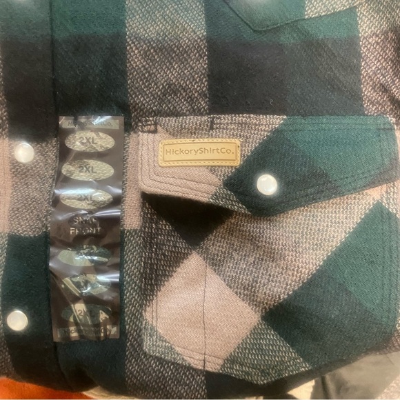 Hickory Shirt Co NWT Loggers Choice Plaid Premium Fabric 100% Cotton Sz 2XL New - Picture 5 of 5
